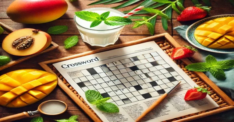 Cold Yogurt Drink Crossword